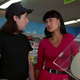 Wayne and Casandra in the music store.